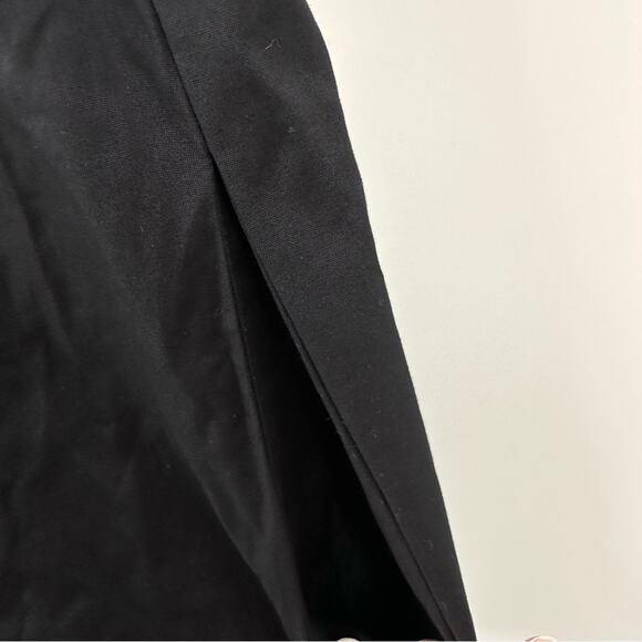 Madewell Flutter Sleeve Button-Front Mini Dress in Poplin in black Size XS - Picture 7 of 10